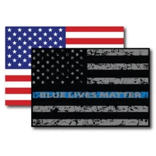 American Flag Magnet for Car SUV 4x6 46F-1 and 46F-83 combo