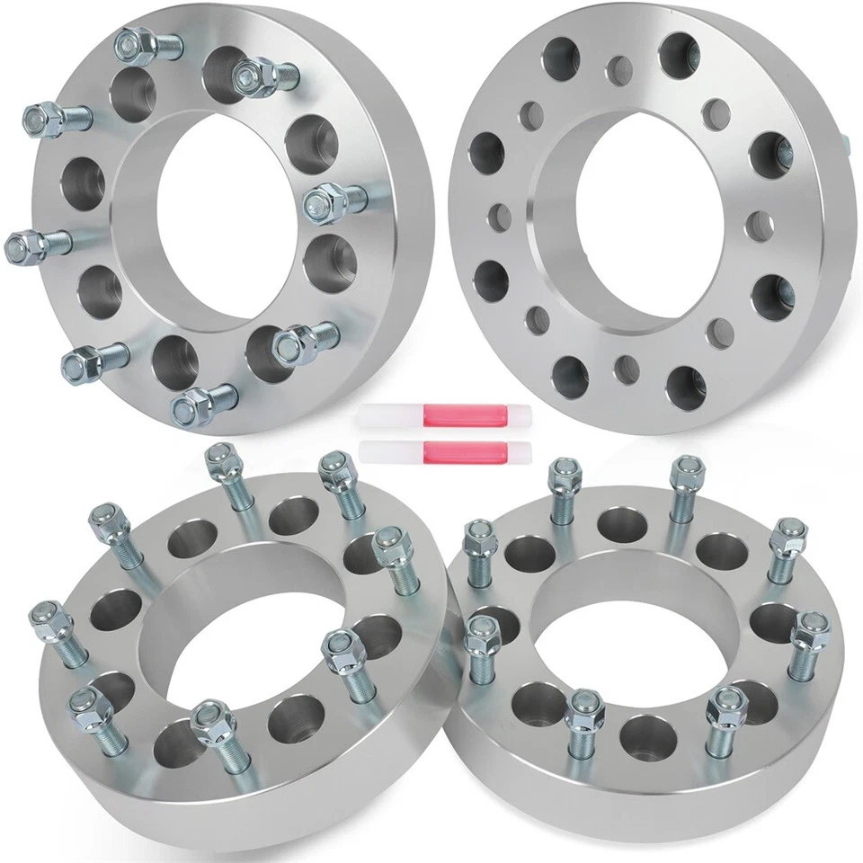 4Pcs 2" 8x170 to 8x200 Wheel Adapters 14x1.5 For Ford F-250 F-350 Super Duty - Изображение 4 из 4