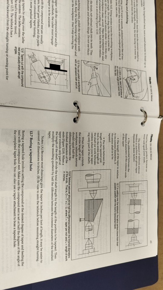 Smithy CB1220 XL Lathe Mill Drill Operator's Manual eBay
