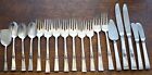 Reed & Barton Sterling Silver Classic Rose 18 Pcs Spoons knives Forks 515g