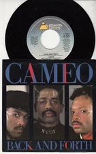 CAMEO - BACK AND FORTH - ORIGINAL ATLANTA ARTISTS RECORDS 45 WPS - GREAT SHAPE