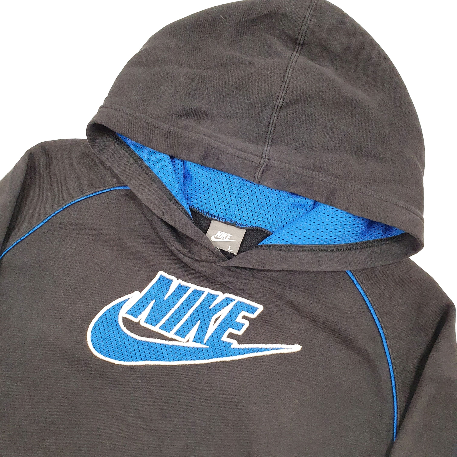NIKE Hoodie Cotton Jumper Sweatshirt Mens S image 2