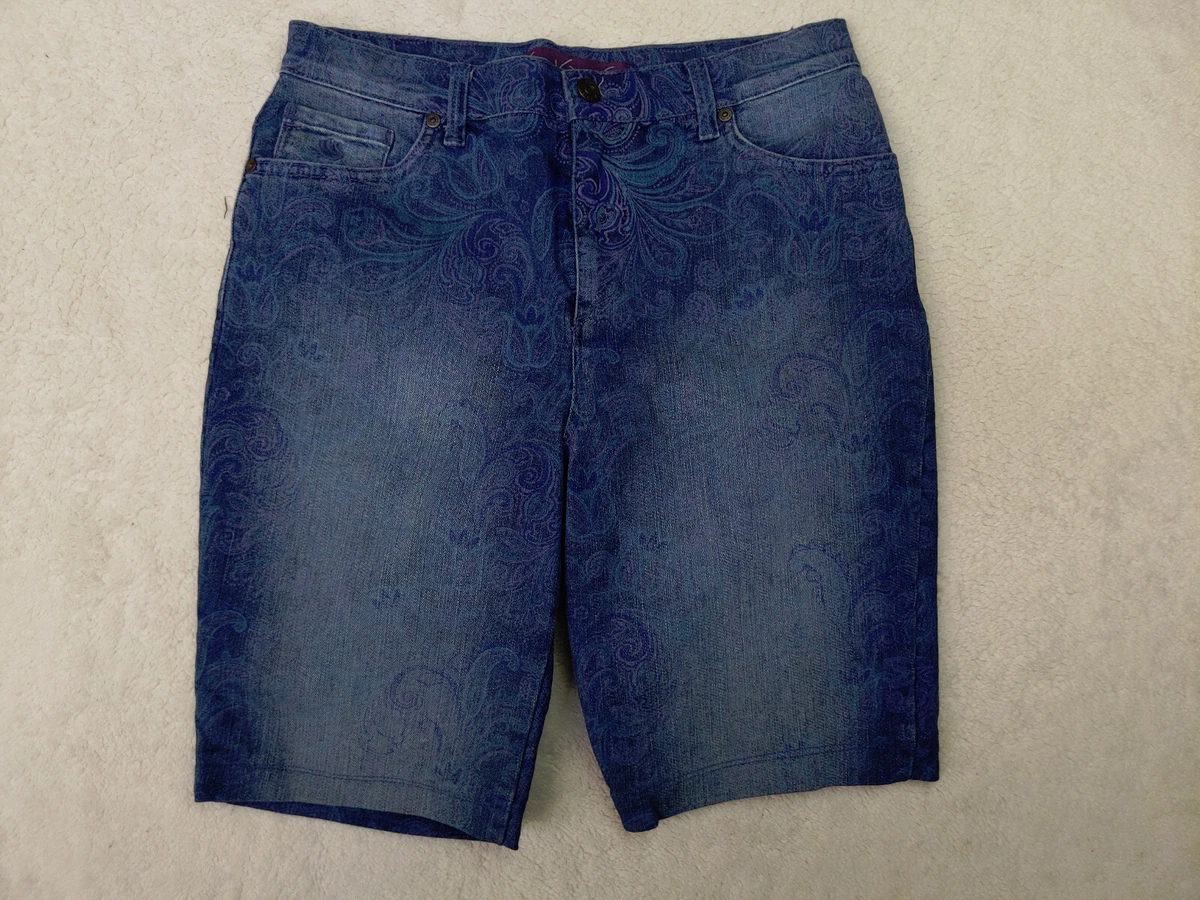 Gloria Vanderbilt Bermudas Amanda De Talle Alto Para Mujer