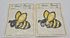 Bumble Bee Vintage 1970's Crown Originals - Sew On Patch No. 10643
