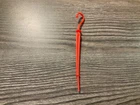 Vintage Barbie  Ken Doll Size Red Plastic Umbrella Accessory