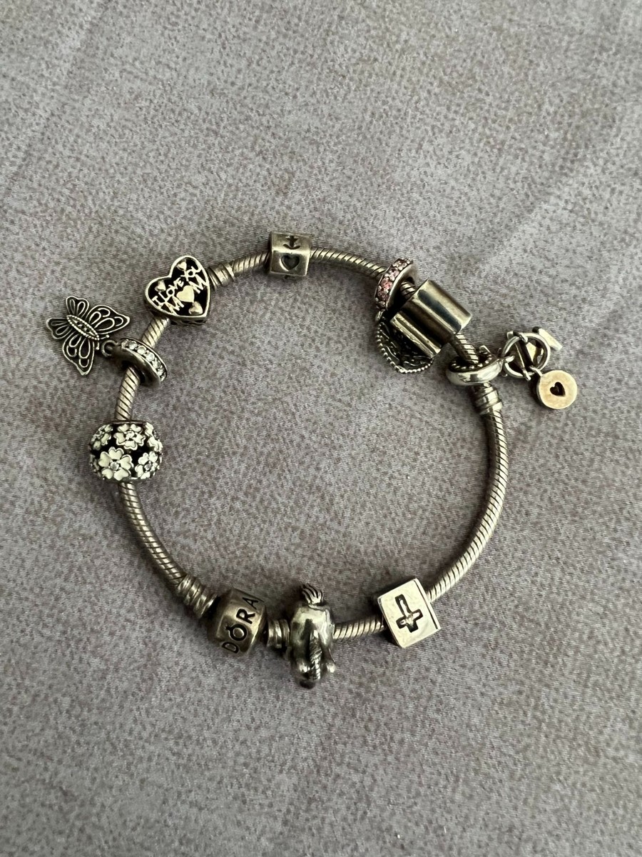 Pandora Charm Bracelet Authentic Pandora Moments Snake Chain GIRLS JUST WANNA HAVE  main image 3