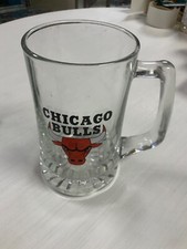 Chicago Bulls NBA Logo Mug Beer Giant Glass Mug Stein Red Bull Head Logo