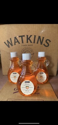 Vtg Watkins Extract-2 Fl. Oz. Glass Bottle- Full/Sealed-PEACH IMIT. EXTRACT