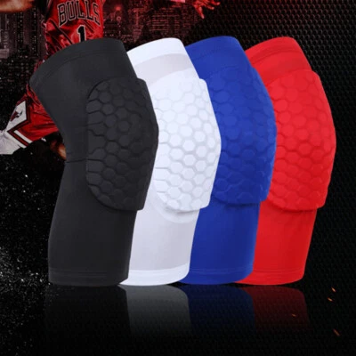 SHINA 1 pair Basketball Leg Knee Protector Pad Sports Compression Adult Short Sleeves