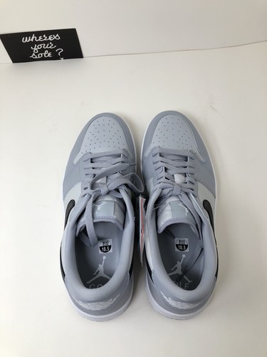 Nike Air Jordan 1 One Low Golf Wolf grigio grigio taglia 10,5 retrò OG DD9315-002 NUOVE - Foto 5 di 15