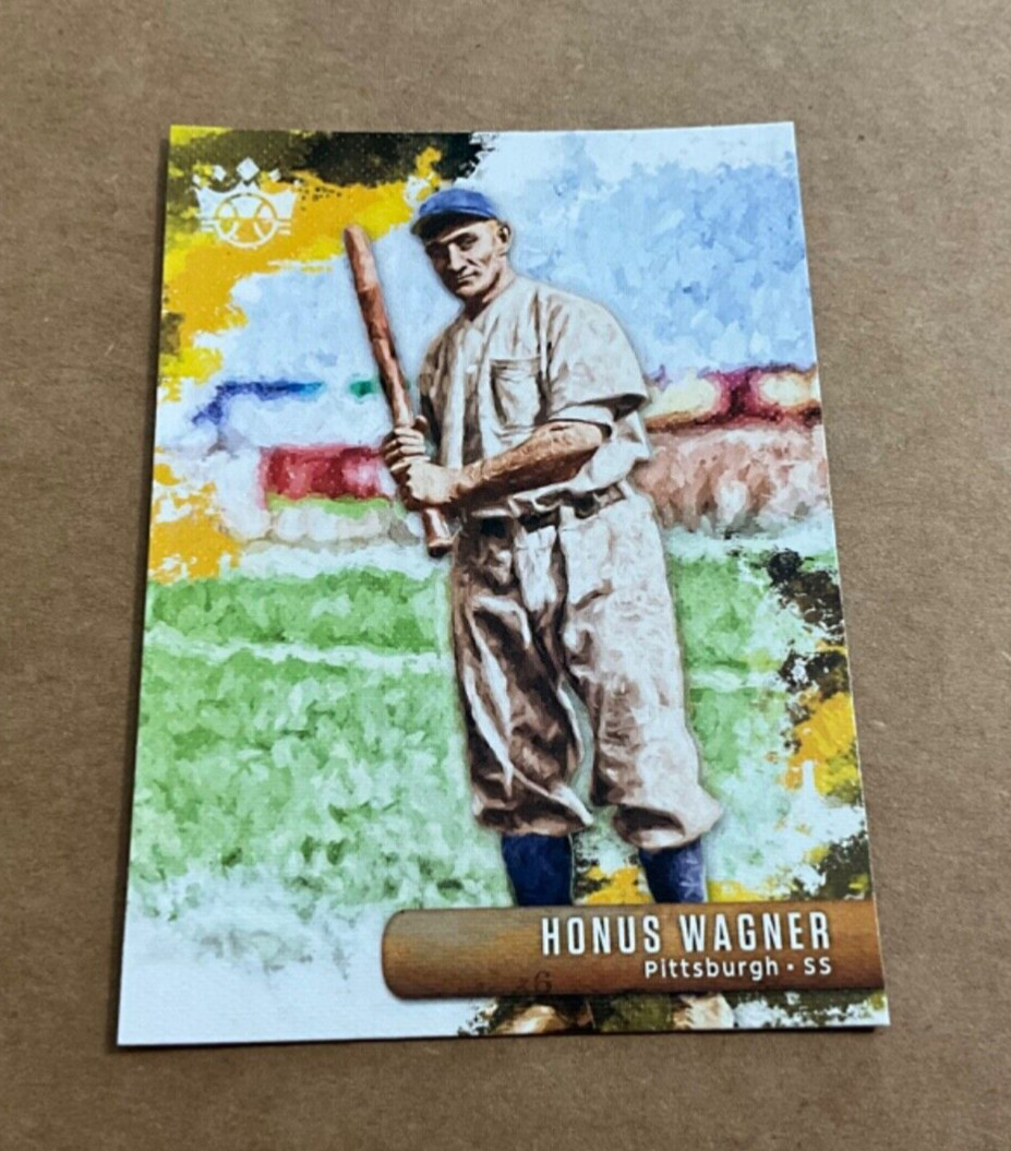 2019 Panini Diamond Kings 27 Honus Wagner Pittsburgh Pirates Baseball Card view 1