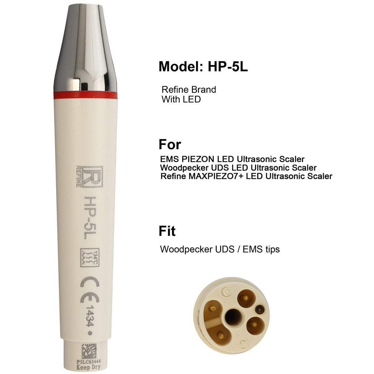 EMS PIEZON LED ハンドピース EMS PIEZON LED Fit Dental Ultrasonic Piezo Scaler LED