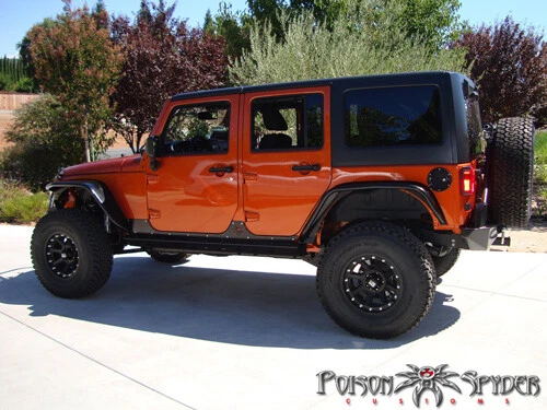 Seitenbeplankung Flankenschutz Stahl Brawler Rockers 4 T Jeep Wrangler JK 07-18 - Bild 3 von 4