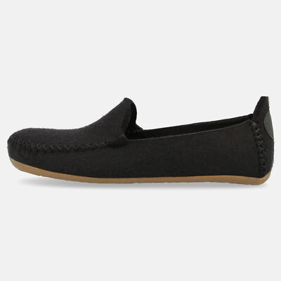 HAFLINGER Mokassin Schlupfschuh aus Wollfilz mit Gummisohle Unisex