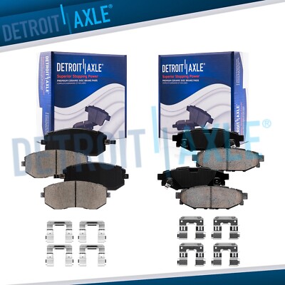 Front Rear Disc Brake Pads for 2009-2010 Subaru Forester Impreza Legacy Outback