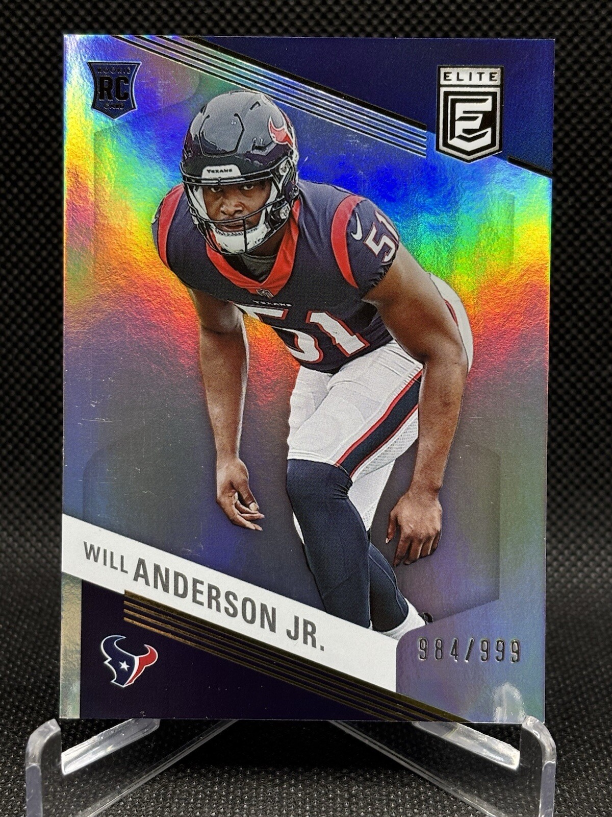 2023 Panini Donruss Elite Silver RC Will Anderson Jr. #196 984/999 Texans