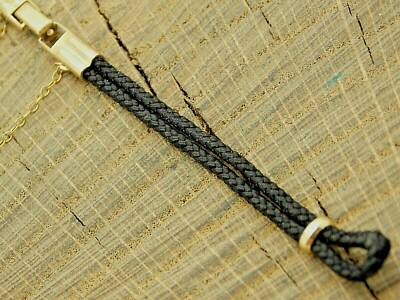 NOS Kestenmade Vintage Unused Loop End Watch Band Rolled Gold Plate & Nylon