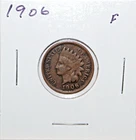 1906 US Indian Head Cent  F Fine Free Shipping