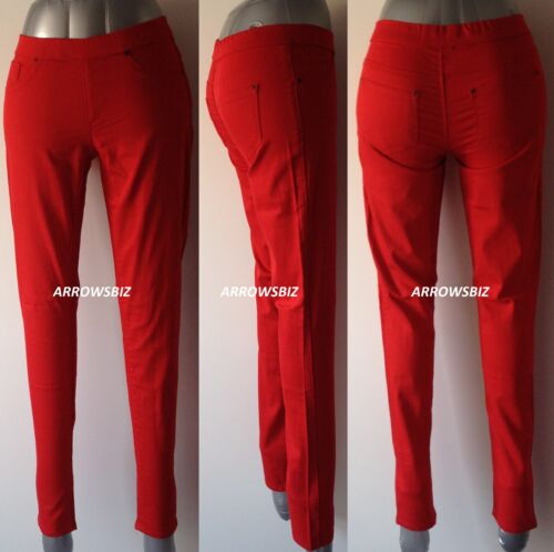Damen Stretch Skinny Jeggings Jeans Denim Leggings Größen 6 - 20 UK Verkäufer Lagerbestand - Bild 5 von 13