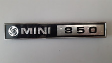 Classic Leyland Mini 850 Original Boot Badge