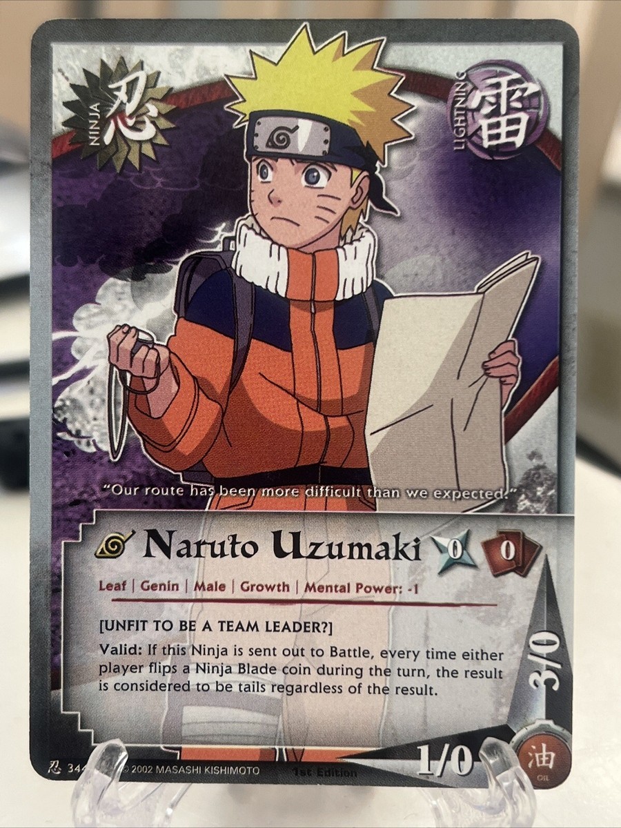 Naruto CCG Naruto Uzumaki 344 Lineage of Legends Common LP-MP