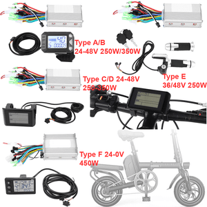 EBike Electric Bicycle Scooter Brushless Controller LCD Display Panel Kit 36-48V