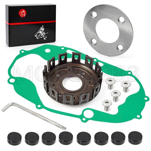 Billet CNC Clutch Basket Clutch Kit w/Gasket For Yamaha Banshee 350 YFZ350 87-06 - Picture 12 of 12