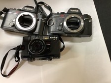 Konica Autoreflex TC Film Camera Lot of 2/ Plus AF-3 Read