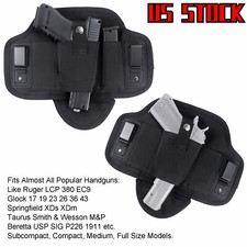 Concealed Carry IWB Pancake Gun Holster Ambidextrous Holster with Magazine Pouch