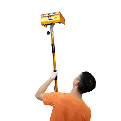 9.8'' Drywall Taping Tools Flat Finish Box Set With 40''-64'' Extendable Handle