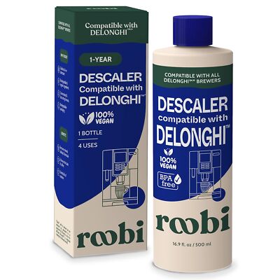 Delonghi Compatible Descaling Solution. Clean & Descale Your Delonghi Coffee Mak