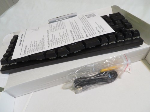 X-Bows Lite Mechanical Ergonomic Keyboard - w/ Key Tool) NEW OPEN BOX - 第 7/7 張圖片