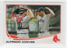 Alfredo Aceves 2013 Topps Baseball Base Common #91 Boston Red Sox