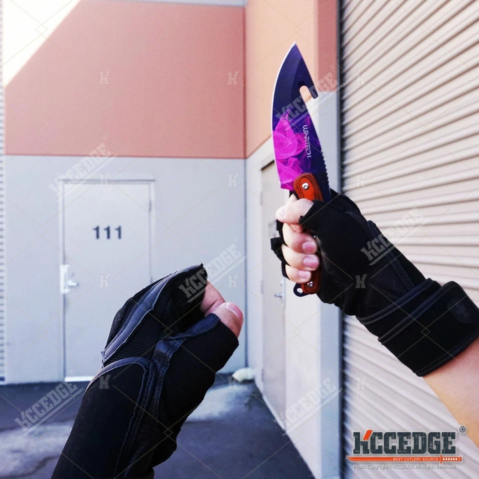 CUCHILLO HOJA FIJA 9.5" CSGO GUTHOOK COUNTER-STRIKE Ultimate Survival Hunting Foto 2 de 4