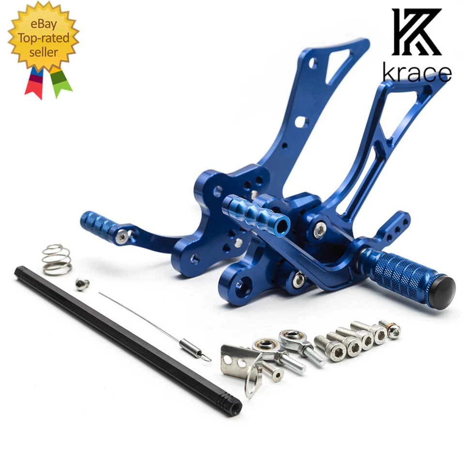 For Yamaha FZ1 FZ8 Fazer 2001-2003 2004 2005 CNC Rearset Footpegs Pedals Pegs - Изображение 4 из 4