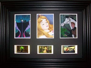 SLEEPING BEAUTY Framed Trio Movie Film Cell Memorabilia Collectible Gift Cinema