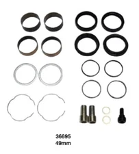 49mm Front Fork Seal Bushing Rebuild Kit 14-21 Harley Touring FLHR FLHT FL 36695