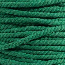 Twisted Natural Cotton Rope 1/4" Solid Colors Available in 10ft 25ft 50ft 100ft