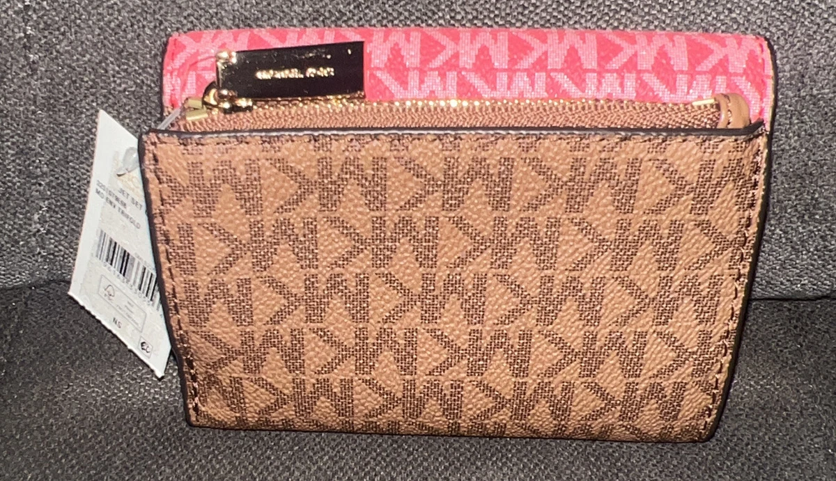 Michael Kors Jet Set Charm Dahlia Multi Med Envelope Trifold Wallet One Size