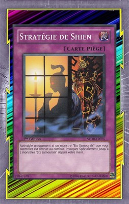 Shien Strategie STOR-FR075 Falle => Sechs Samurai YGO