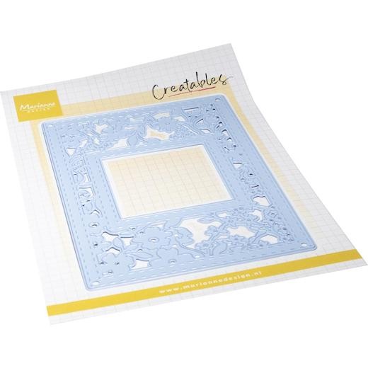 Marianne Design Creatables Cutting Dies - Rectangle Flowers LR0888