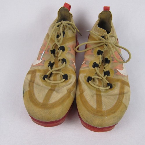 Nike Air VaporMax Men Size 11.5 AR6631-701 Crimson Gold Orange Training Shoes - Picture 6 of 8