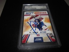 P.K. SUBBAN SIGNED AUTO 2010 SCORE ROOKIE RC CARD # 519 PSA SLAB ENCAPSULATED