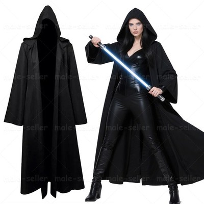 Kapuzen Samurai Star Wars Jedi Halloween Umhänge Robe Capes Cosplay Kostüme