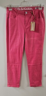 Alife & Kickin |  Aileen |  AK High Rise Straight | Pink