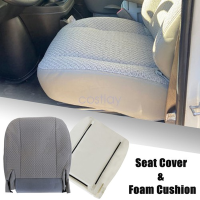 #ad Driver Bottom Seat Cover amp; Foam Cushion For 2003 2014 Chevy Express amp; GMC Van $51.86