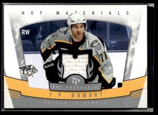 2006-07 Fleer Hot Prospects Materials J.P. Dumont Nashville Predators #HM-JD