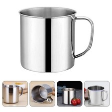 Kids Stainless Steel Drinking Cups with Handle Reusable Mini Camping Travel Set