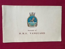 H.M.S Vanguard Pictorial Souvenir By Robert Dinwiddie & Co