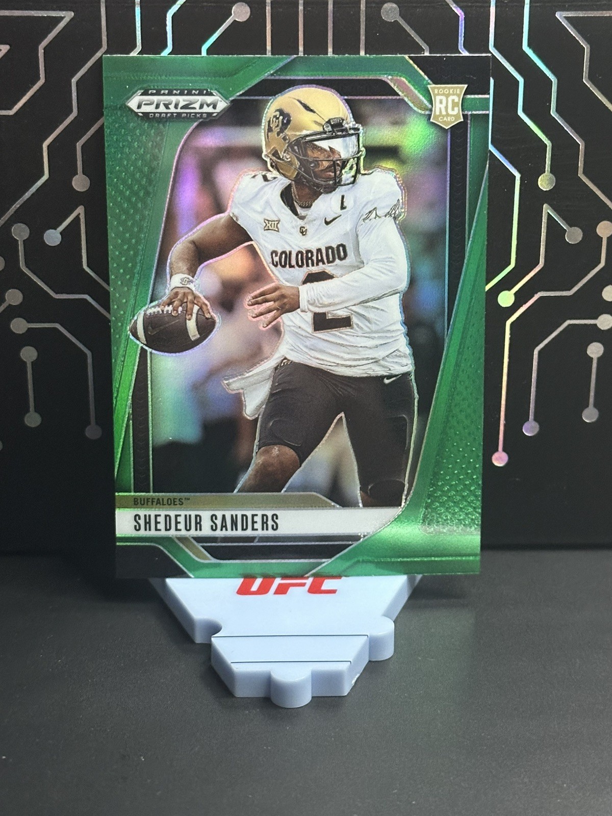 2025 Prizm Draft Picks Shedeur Sanders ⌚️ Rookie Green Prizm #19 Colorado